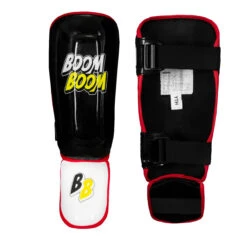 BOOM BOOM Boxing Bomber Youth Shin Guards -ADIDAS || Nike Sales bbbsgy bk 2 1