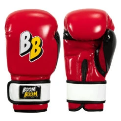 BOOM BOOM Boxing Silencer Youth Bag Gloves -ADIDAS || Nike Sales bbybgs rd bk wh 001