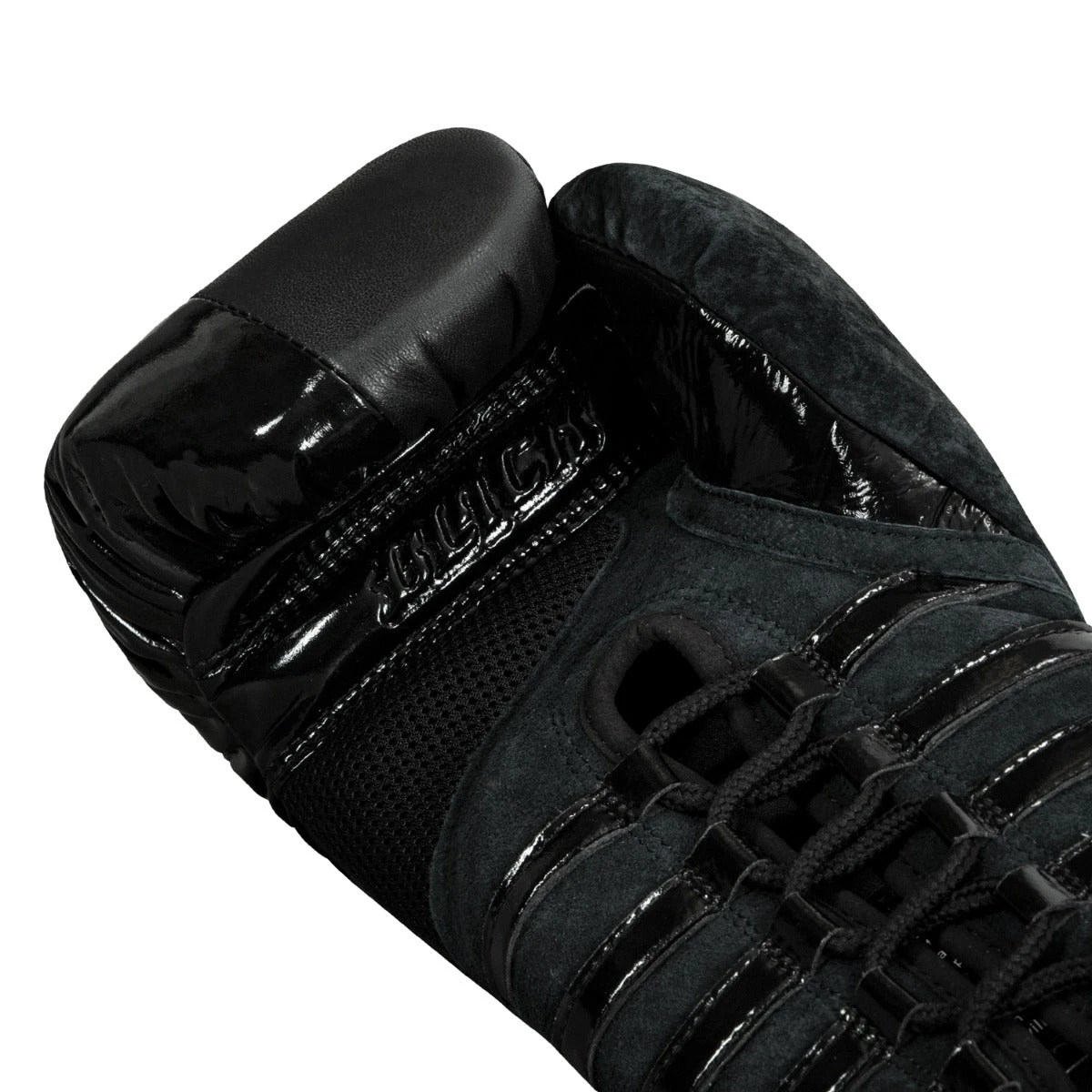 TITLE Black Blast Lace Training Gloves 6 TITLE Black Blast Lace Training Gloves - Image 6