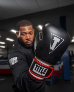 TITLE Boxing Leather Big League Bag Gloves -ADIDAS || Nike Sales blbg2 bk rd wh 1 2