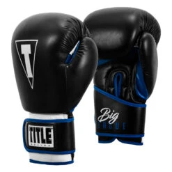 TITLE Boxing Leather Big League Training Gloves 11 TITLE Boxing Leather Big League Training Gloves -ADIDAS || Nike Sales bltg2 bk bl 02