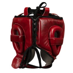 TITLE Boxing Blood Red Leather Sparring Headgear -ADIDAS || Nike Sales brhg rd gr 04