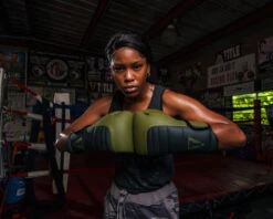 TITLE Boxing Combat Bag Gloves -ADIDAS || Nike Sales combg gn bk 1 2