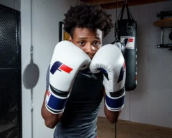 Fighting Force Leather Bag Gloves -ADIDAS || Nike Sales ftgfbg wh bl 1 2