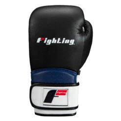 Fighting Ferocity Leather Training Gloves -ADIDAS || Nike Sales ftgtg bk wh bl 3 2