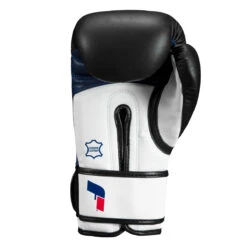 Fighting Ferocity Leather Training Gloves -ADIDAS || Nike Sales ftgtg bk wh bl 4 2