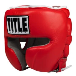 TITLE Boxing Leather Sparring Headgear -ADIDAS || Nike Sales fthg rd 1