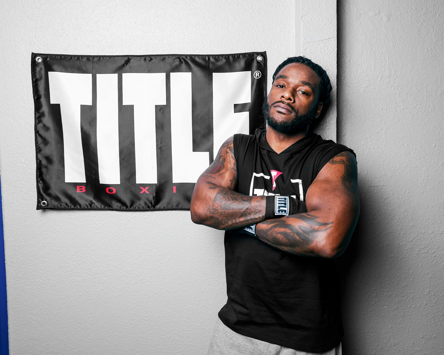 TITLE Boxing Big Logo Banner 2 TITLE Boxing Big Logo Banner - Image 2