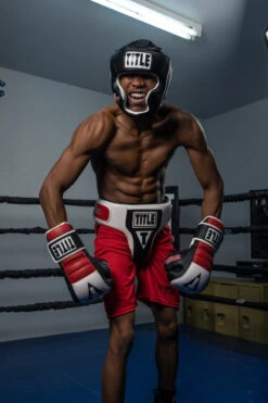 TITLE Boxing Gel World Full Face Training Headgear -ADIDAS || Nike Sales gthgf bk