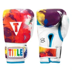 New Products 21 TITLE Boxing Gel World V2T Limited Edition Tie Dye Bag Gloves