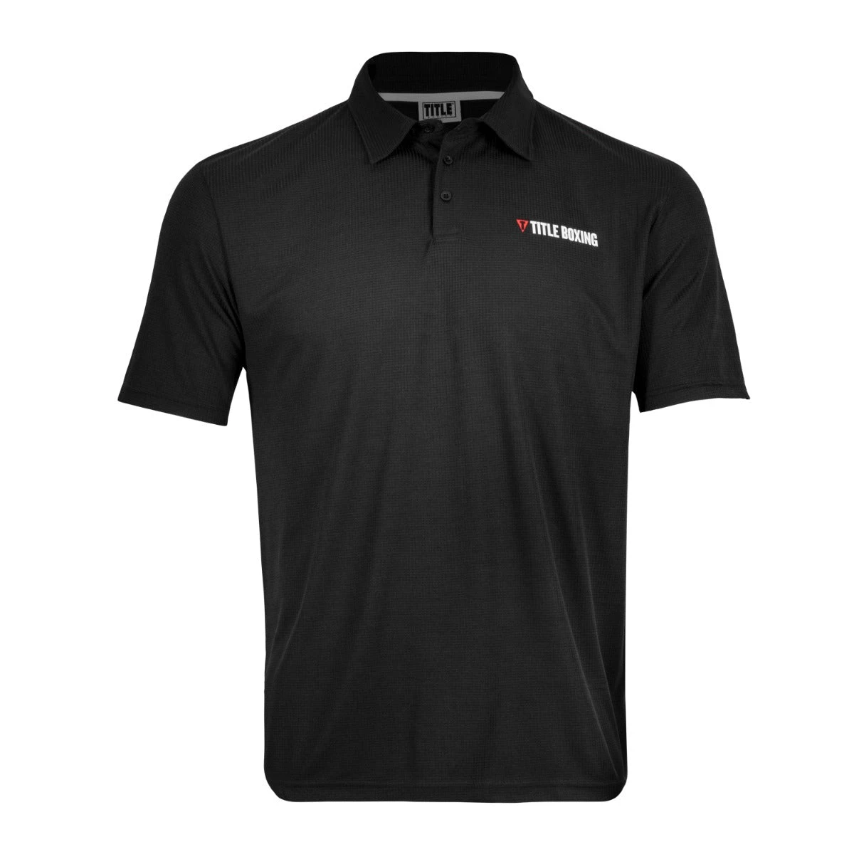 TITLE Boxing Poly Checker Polo 1 TITLE Boxing Poly Checker Polo