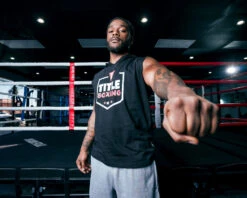 TITLE Boxing Jumbo Logo Sleeveless Hoodie -ADIDAS || Nike Sales lta4 bk 2