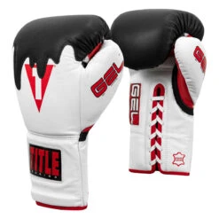 TITLE Boxing Gel Lava Leather Series Sparring Gloves -ADIDAS || Nike Sales mlvlsg wh rd bk 02