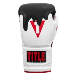 TITLE Boxing Gel Lava Leather Series Sparring Gloves -ADIDAS || Nike Sales mlvlsg wh rd bk 03