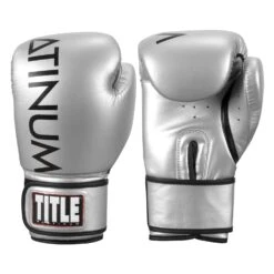TITLE Platinum Prolific Boxing Bag Gloves -ADIDAS || Nike Sales plbg sv bk 1 1