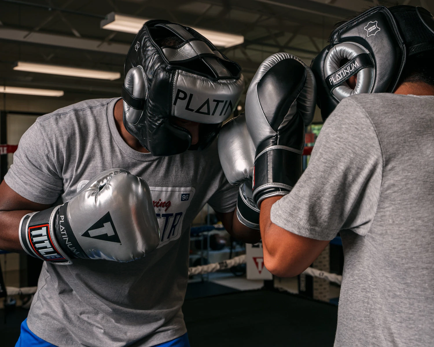 TITLE Platinum Traditional Training Headgear 7 TITLE Platinum Traditional Training Headgear - Image 7