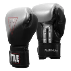 TITLE Platinum Proclaim Power Boxing Bag Gloves -ADIDAS || Nike Sales ptppbg bk sv 02