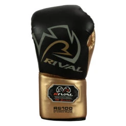Rival Boxing 100 Series Lace Sparring Gloves -ADIDAS || Nike Sales rs100 bk gd 0003