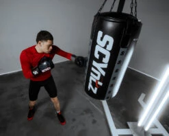 SCYntz Leather Sparring Gloves -ADIDAS || Nike Sales scysg bk gr 3 1