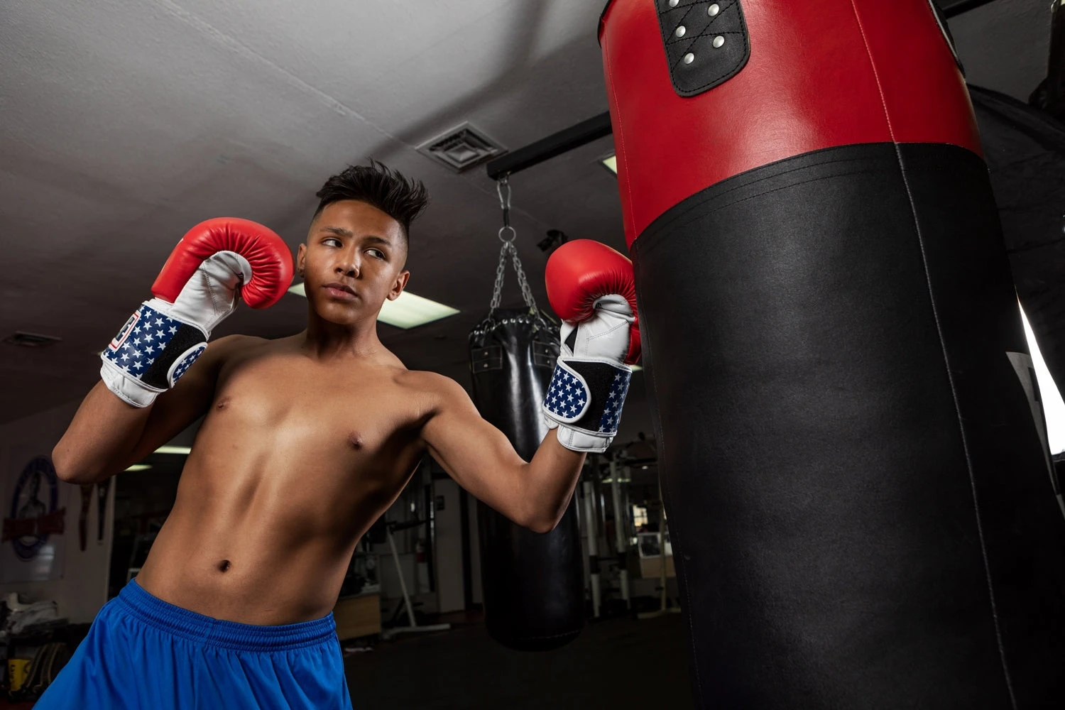 TITLE Boxing USA Leather Bag Gloves 7 TITLE Boxing USA Leather Bag Gloves - Image 7