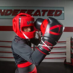 Viper By TITLE Boxing Full Face Headgear -ADIDAS || Nike Sales vffhg rd bk 1 1