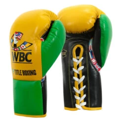 WBC By TITLE Boxing Jose Sulaiman Leather Gloves 12 WBC By TITLE Boxing Jose Sulaiman Leather Gloves -ADIDAS || Nike Sales wbcjsg gd bk 02