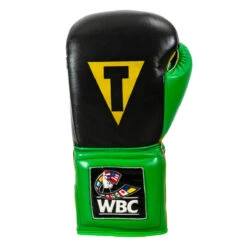 WBC By TITLE Boxing Sparring Gloves -ADIDAS || Nike Sales wbcsg bk gn 03