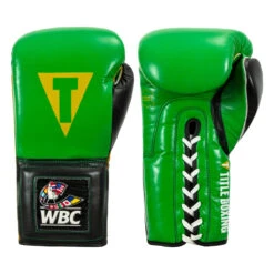 WBC By TITLE Boxing Sparring Gloves -ADIDAS || Nike Sales wbcsg gn bk 01