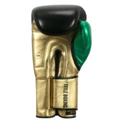 WBC By TITLE Boxing Green Belt Bag Gloves -ADIDAS || Nike Sales wgbbg bk gd gn 4 2