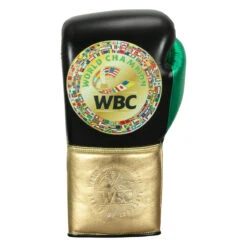 WBC By TITLE Boxing Green Belt Sparring Gloves -ADIDAS || Nike Sales wgbsg bk gd gn 3 1