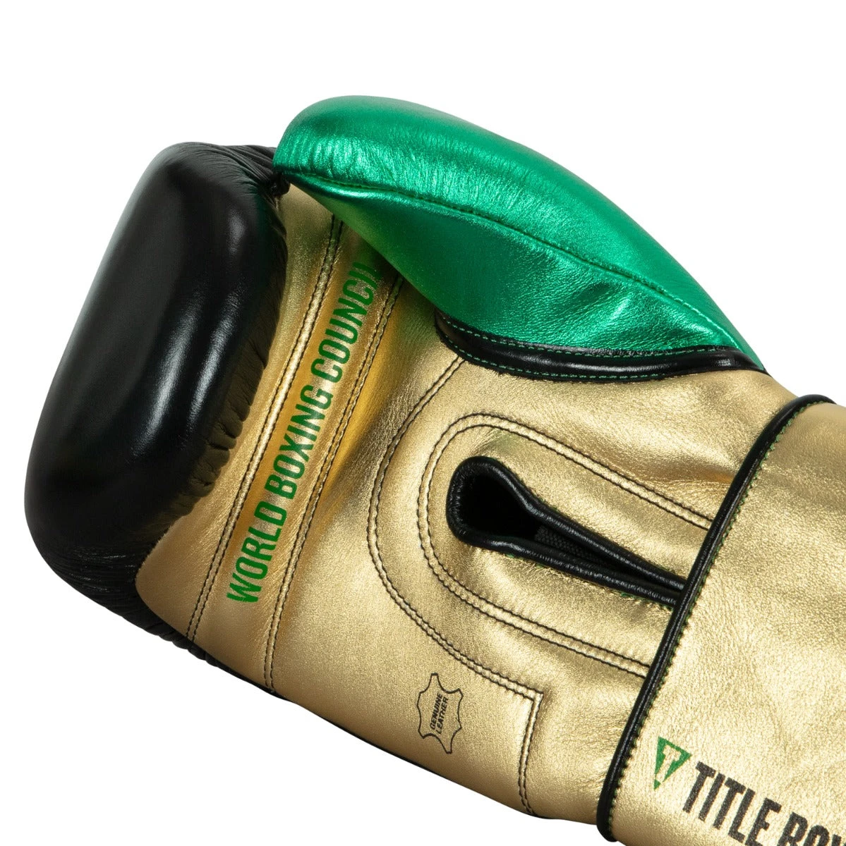 WBC By TITLE Boxing Green Belt Training Gloves 1.0 6 WBC By TITLE Boxing Green Belt Training Gloves 1.0 - Image 6