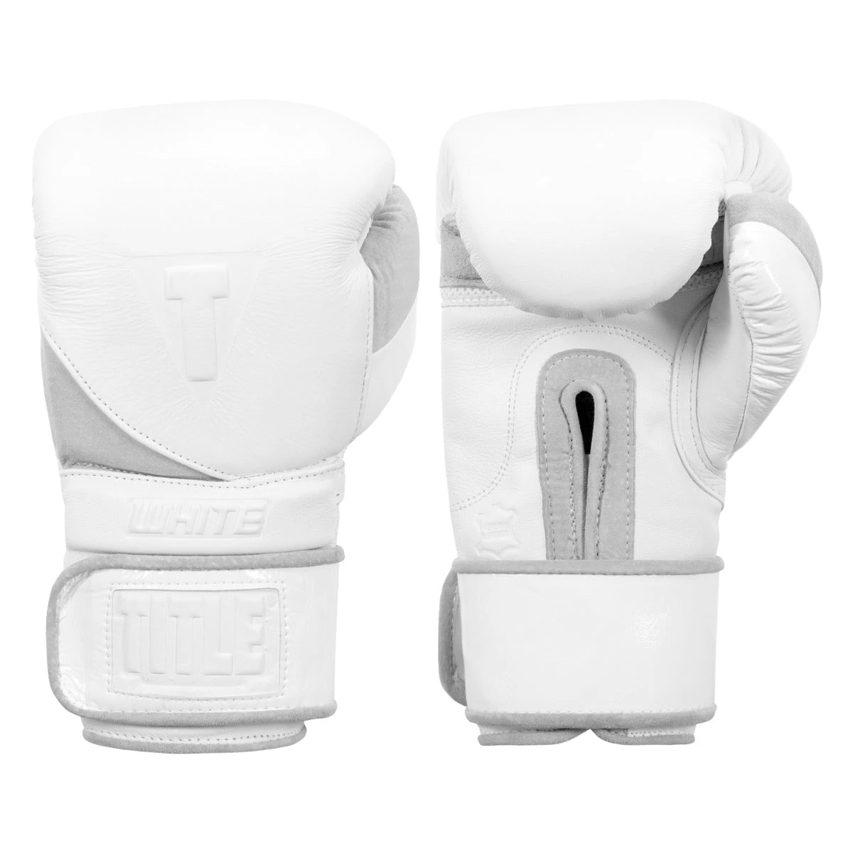 TITLE White Boxing Training Gloves 2.0 1 TITLE White Boxing Training Gloves 2.0