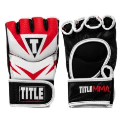 TITLE MMA Command Pro Fight Gloves -ADIDAS || Nike Sales xmcpfg rd wh 001 1