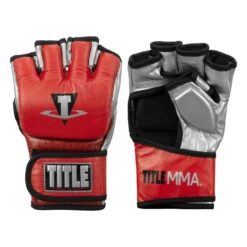 TITLE MMA Menace Metallic Training Gloves -ADIDAS || Nike Sales xmmtg rd sv 001