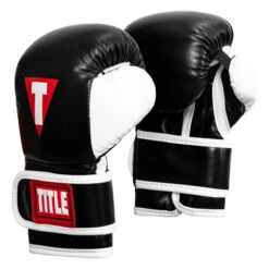TITLE Boxing Youth Bag Gloves -ADIDAS || Nike Sales ytbbg bk wh 02