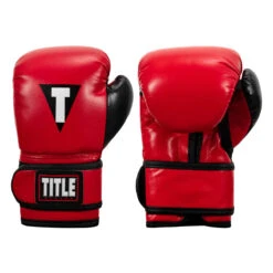 TITLE Boxing Youth Bag Gloves -ADIDAS || Nike Sales ytbbg rd bk 01